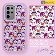 Horror animation "DAN DA AND" Q version avatar Case for Realme C65 C63 C61 C21 C15 C2 C1 C67 C55 C35