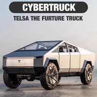 Tesla Cyber Pickup Truck Model Simulation Alloy Large Off-Road Vehicle Children's Toy RV Car Boy