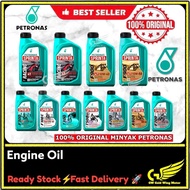 100% ORIGINAL PETRONAS MOTORCYCLE OIL RACING SPRINTA 4T 2T ESTER PLUS MINYAK HITAM PETRONAS F700 FUL