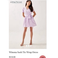 LOVE BONITO Winona Sash Tie Dress