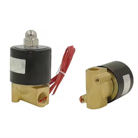 Water Oil Air 3/8" 1/2" 3/4" 1" Normally Close Brass Electric Solenoid Valve 2W025-08