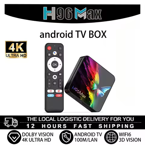 NEW H96 MAX RK3518 TV Box Android Smart Set Top Box 4K UHD Media Player WiFi Bluetooth Home Theater