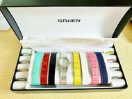 100%全新 Gruen 手錶,8色錶帶+鏡面扣