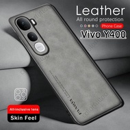 HAKUNA - CASE VIVO Y400hp IQOO Z10 LITE 4G SILICON LEATHER FANOYA SUEDE SOFT CASING hp