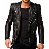 Ramones Motorcycle Jacket Men's Motorcycle Jacket/ Jacket/