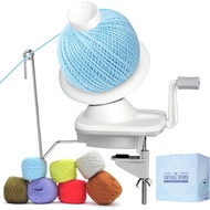 CESUSME Yarn Ball Winder, Yarn Wool String Ball Cake Winder, Hand Operated Winding Wool Winder Machi