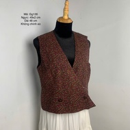 (76 models from Gg101-200)Japanese vintage 2-hand vest/waistcoat, carefully selected, the more hot t
