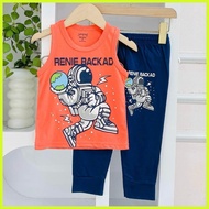 ∏ Printed Character Boy Terno Sando & Jogger Pants (1-5 y/o)