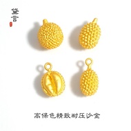 diy 越南哑金福字筒在逃公主转运珠 铃兰花榴莲 饰品配件Diy Vietnam dumb gold lucky tube princess at large20260904
