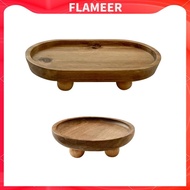 [FlameerMY] Wooden Pedestal Stand for Display Cupcake Stand Candle Stand Organizer Mini Wood