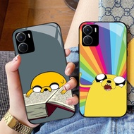 CK-37 Adventure time HD Glass Casing for VIVO Y16 Y15S Y01 Y56 Y36 Y27S Y15A Y36i Y17S iQOO Z9X U5X