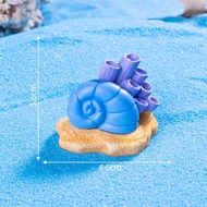 Hiasan Ornamen Aquarium Miniatur Set Sensor Play Pantai Dan Laut Miniatur Kerang Mainan Binatang Lau
