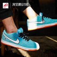 Nike SB Dunk Low 'BQ6817-401' Gulf Racing Blue White Orange Sneakers