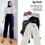 Jeje Pants Women's Crinkle Pants