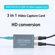3 in 1 AHD To USB 2.0 Video Capture Card 1080P HD 30fps Capture Card Video Record TVI CVI Video Card
