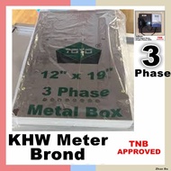 TNB KWH METER METAL BOARD SINGLE PHASE AND 3 PHASE