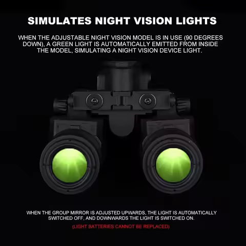 Tactical Helmet AN/PVS31 Dual-Tube Binocular Night Vision Goggles NVG Dummy Model No Function Outdoo