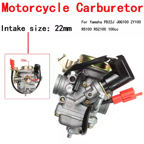 Motorcycle Carburetor For Yamaha PD22J JOG100 ZY100 RS100 RSZ100 100cc Scooter Dirt Bike