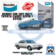 TOYOTA CAMRY [SXV10 / SXV20] / TOYOTA GAIA (SXM10) / RAV4 (SXA10) FRONT BRAKE PAD - BENDIX Metal Kin