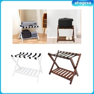 [Ahagexa] Folding Luggage Rack Suitcase Stand Sturdy 68x45x55cm Versatile Portable