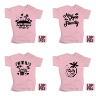 Baju Jersey Family Day - Light Pink
