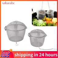 sakurabc Tea Strainer  Durable 2 Pcs Widely Used Mesh Easy to Take for Spice Soup Herb Filtering (Di