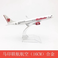 16cm Alloy Metal Malindo air B737 Model Plane Diecast Aircraft