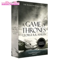 Game Of Thrones: จอง1เพลงน้ำแข็งและไฟปกอ่อนโดย George R. R. หนังสือภาษาอังกฤษดั้งเดิม Martin