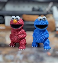 芝麻街美語 哥吉拉 X Cookie Monster X Elmo (兩隻一組)