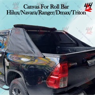 4X4 Canvas For Hilux Triton Ranger Navara OEM Roll Bar Canvas Pickup Truck Canvas