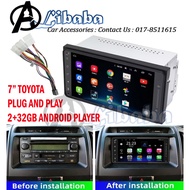 [2+32G] HC8227 7 INCH TOYOTA Plug And Play Carplay Touch Screen Android Player