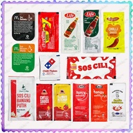 Chilli Tomato Sauce BBQ Ketchup Sachet Sos Cili Barbeku Masam Manis McD Taco Bell Kimball Life McDon