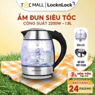 LocknLock Glass Kettle 1.8L with Light EJK418SLV - T2CMALL