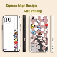 BTS BI001 For Samsung A01 A02 M02 F12 A20 A30 A53 A32 A22 Phone Case Square Edge