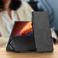 Honor Magic V6 Case with S Pen Holder & Include PenLuxury Nappa Leather Surface Cover for Honor Magi