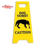 Dog Vomit Sign 4 Inch Vomit Wet Floor Sign Vomit Warning Sign Decoration Yard Sign
