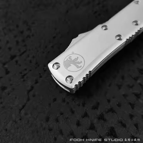 FOOH KNIFE STUDIO SILVER UTX-85 Series Micro Ultra Tech UTX85 UT UTX 85 EDC Tactical Gear D2 Steel 6