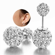 925 Silver Earrings Female Korean Version Silver Earrings Earrings Men Earrings Earrings Fashion Dia