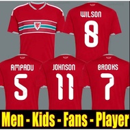 Wales Football Jersey 2026 2027 BROOKS WILSON JOHNSON Neco Williams HOME