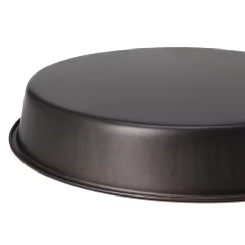 New Round Deep Dish Pizza Pan Non-stick Pie Tray Baking Kitchen Tool 24cm Steel