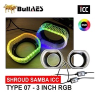 Shroud Cover Projector Projector Biled Matrix 5D 3 Inch Diamondbmw