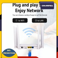 [Colorfull.sg] 4G Lte Router 300Mbps CPE Modem Unlocked Dual Frequency Repeater Wireless Router