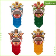 [LovoskibcMY] 1 Piece Lion Material, Chinese Spring Festival, Lion Dance Head,