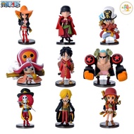 One Piece โมเดลวันพีช ฟิกเกอร์ วันพีช โมเดล 9 ชิ้น/เซ็ต โมเดลลูฟี่ โซโล ซันจิ อุซอป นามิ แฟงรค์กี้ บรูค ช็อปเปอร์ โรบิน ของเล่น ของสะสม  9 ชิ้น One