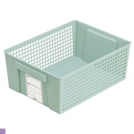 Oil Purchase Good Health Japan inomata Long Widened Storage Basket 4672 Blue-Green Desk Label Classification