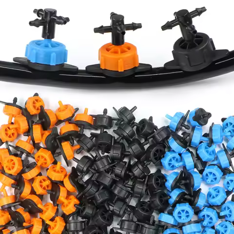 50PCS 2L 4L 8L Dripper Garden Drip Watering System for 3/5mm Irrigation Pipe Tube Connect Repair Pot