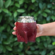 Argentina Brand Calabash mate gourd/yerba mate gourd #348/355 Gourd Cup Wine Red Exquisite Style Tor