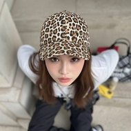 Free Box Women's Leopard Pattern Baseball Cap, Soft Material Baseball Cap Women Cap Women