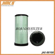 JAE-88100 Jimco Inner Air Filter P532502 AF25126M RS3505 CF1574 A-5550 SFA2502S 6I2502 6I-2502 LAF45