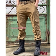Men's Yellow Box Pants 8090